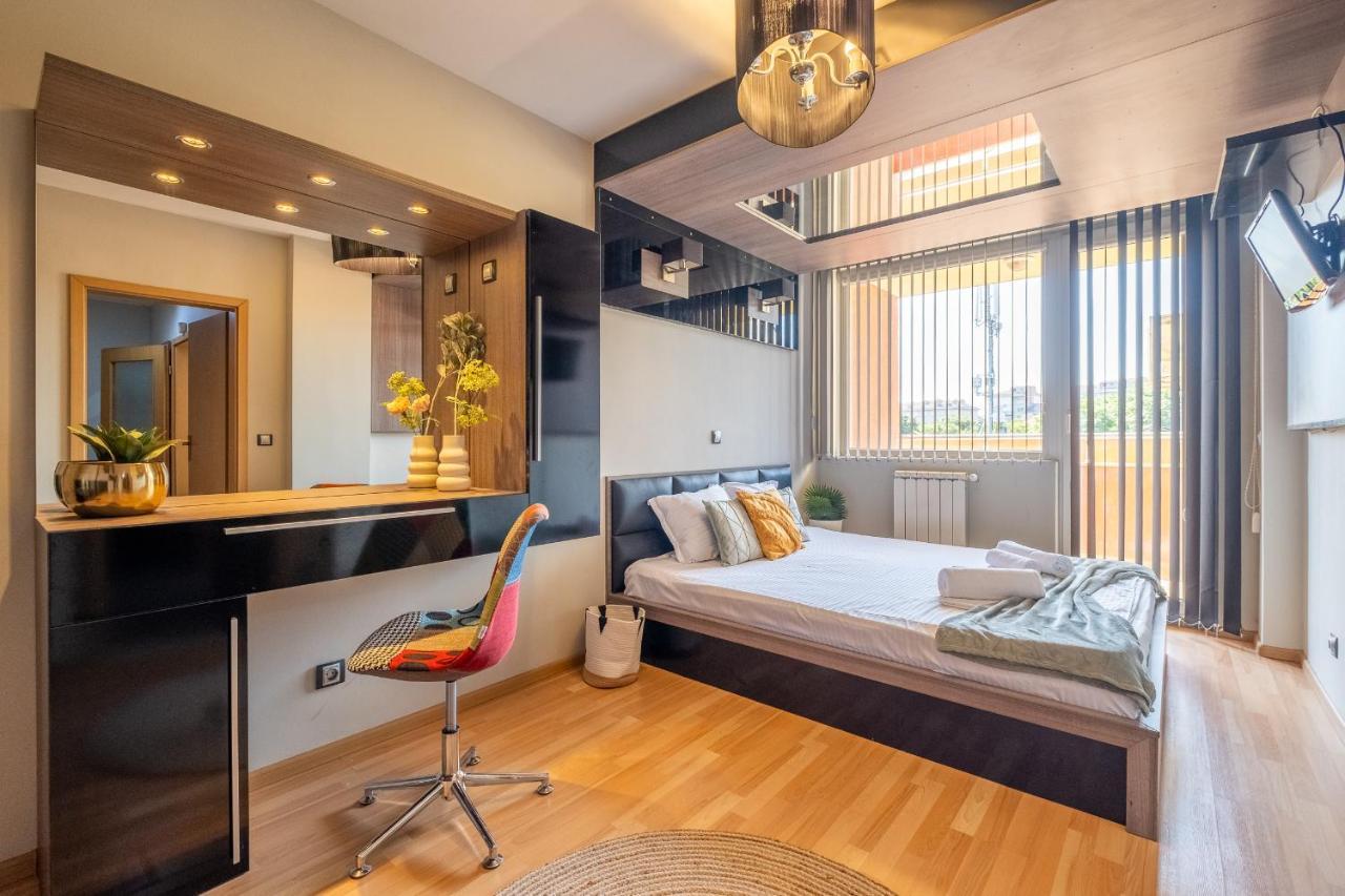 Deja Vu, Cozy & Quiet 1 Bdr Apt Fast Wi-Fi Sofia Exteriör bild
